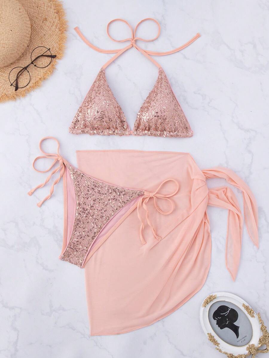 Seksi Šljokičasti Bikini Top
