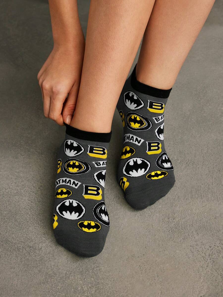 BATMAN 3 para uniseks kratkih čarapa , kolorbok dizajn
