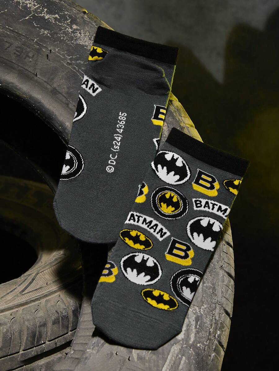 BATMAN 3 para uniseks kratkih čarapa , kolorbok dizajn