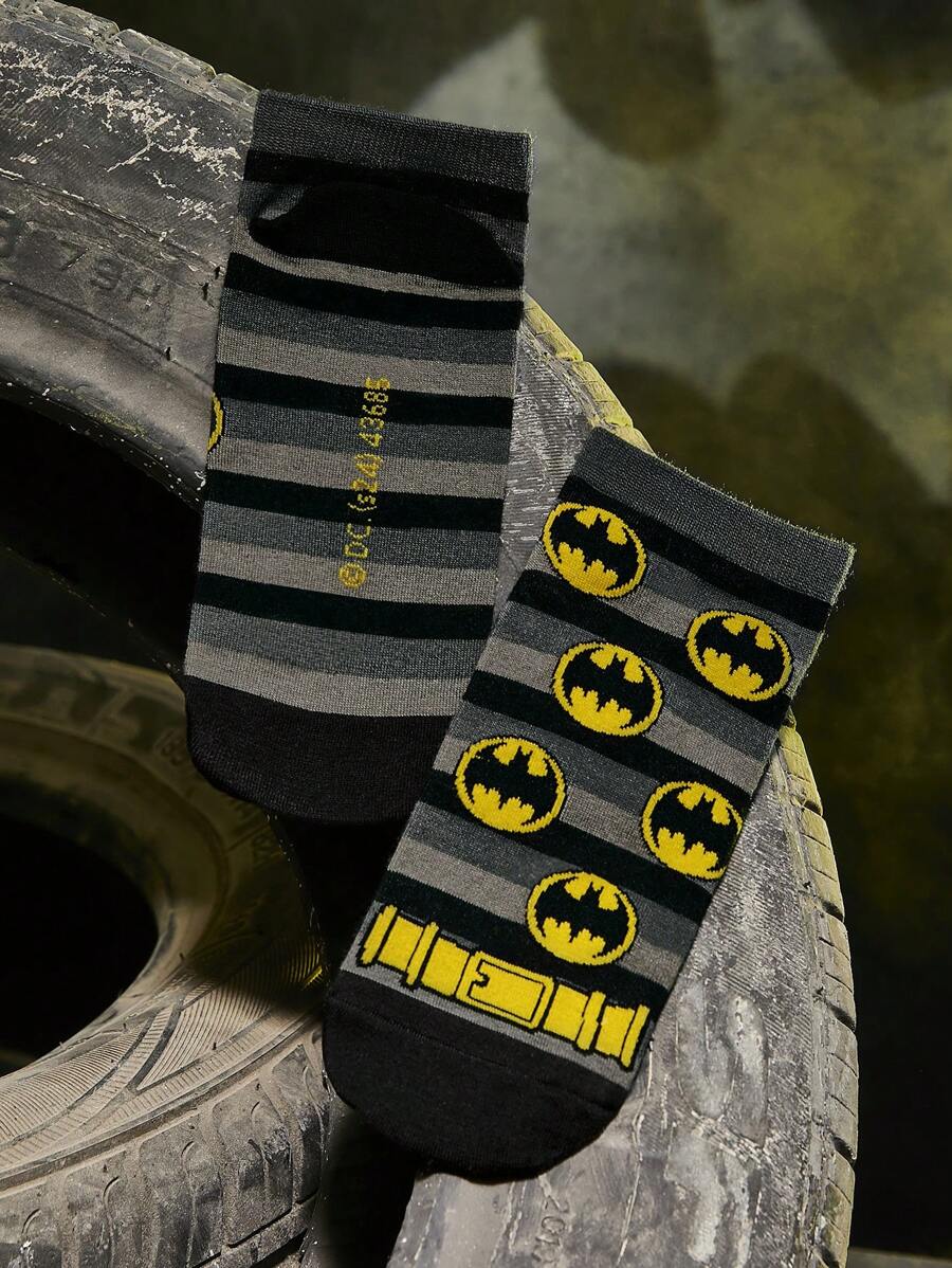 BATMAN 3 para uniseks kratkih čarapa , kolorbok dizajn