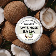 ORIMINOPET Natural Dog Paw And Nose Balm With Coconut Oil - Protects Paws From Hot Pavement, For Dry Paws & Nose, With Natural Coconut Fragrance For Cats & Dogs, Travel Size,0.53 Oz(15g)