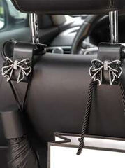1pc/2pcs Car Seat Back Hanger Hooks, Automotive Rear Seat Small Hanging Hooks, Car Interior Decor