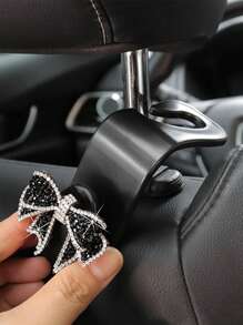 1pc/2pcs Car Seat Back Hanger Hooks, Automotive Rear Seat Small Hanging Hooks, Car Interior Decor