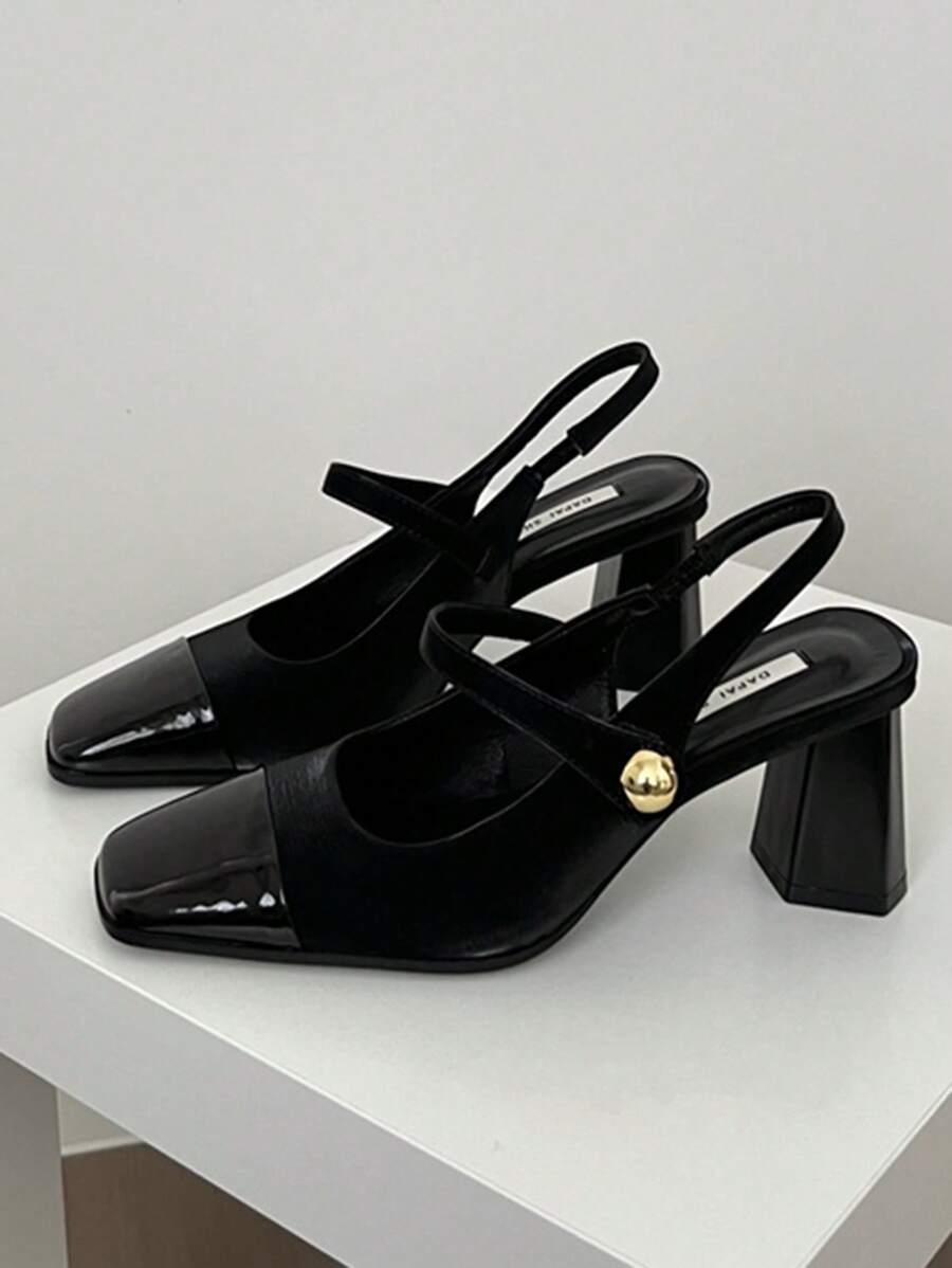 Elegantne Mary Jane cipele sa kvadratnim vrhom