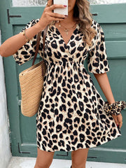 Leopard print haljina