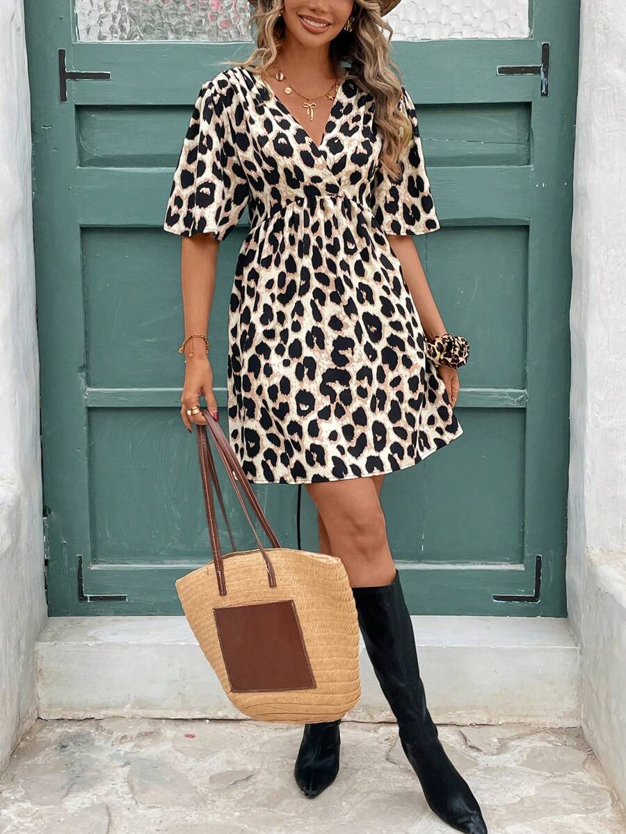 Leopard print haljina