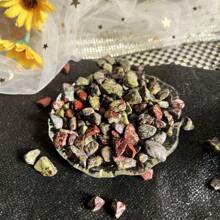 100g Small Pack, Dragon Blood Stone Chips, Aquarium Gravel Decorative Pebbles, Glass Container Craft Filler