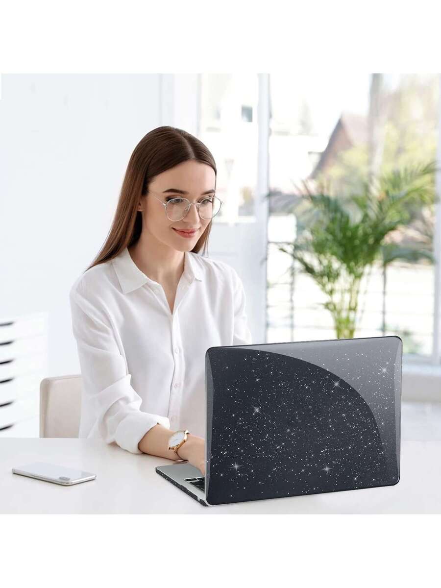 Prozirna zaštitna futrola za laptop sa mašnom, kompatibilna sa Apple notebook računarima
