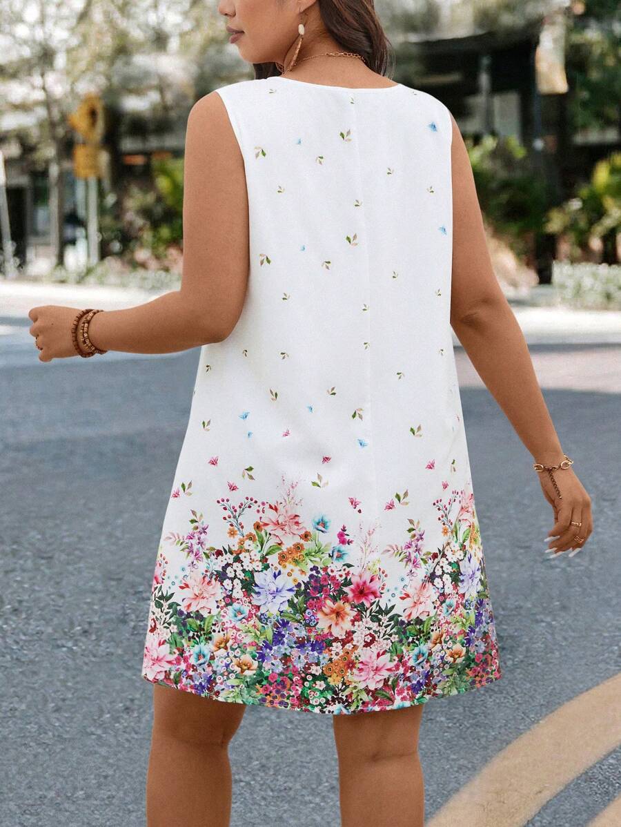 Ženska ležerna letnja haljina  u boho stilu, plus size