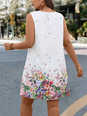 Ženska ležerna letnja haljina  u boho stilu, plus size