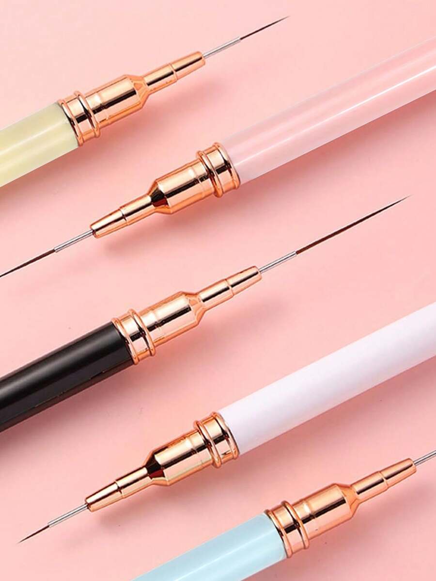 Set od 5 četkica za nail art, tanka četkica