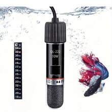 1pc Mini Aquarium Automatic Thermostat Rod + 1pc Digital Temperature Combo