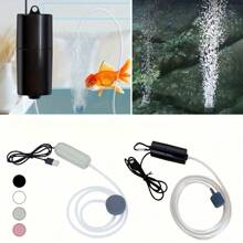 Aquarium Oxygen Pump USB Portable Quiet Oxygen Pump Household Fish Aquarium Oxygen Pump Fishing Small Oxygenator