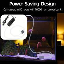 Aquarium Oxygen Pump USB Portable Quiet Oxygen Pump Household Fish Aquarium Oxygen Pump Fishing Small Oxygenator