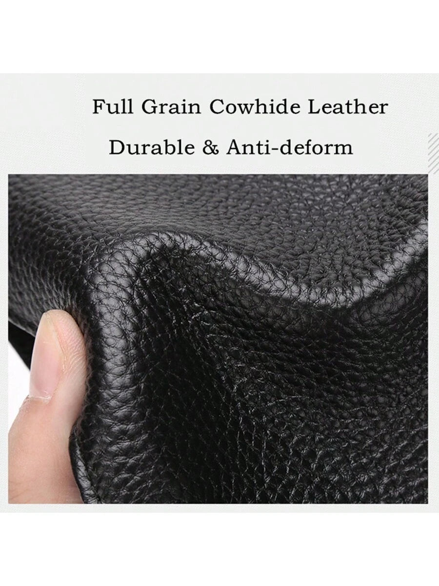 BISON DENIM muški novčanik od kože, luksuzna marka, RFID bifold novčanik