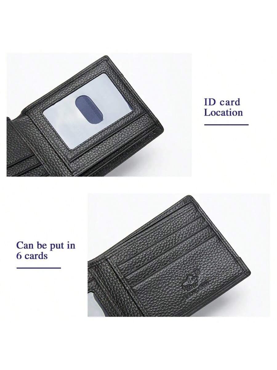 BISON DENIM muški novčanik od kože, luksuzna marka, RFID bifold novčanik