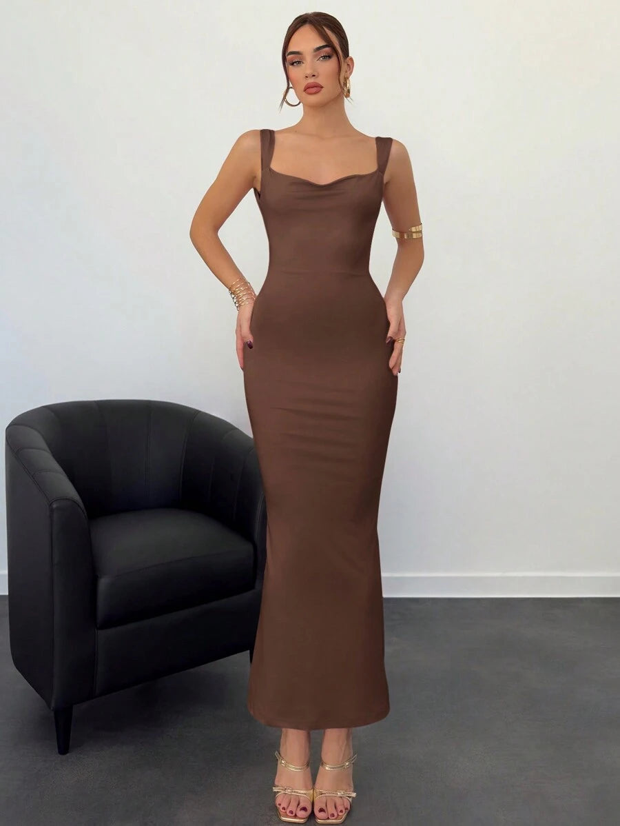 Elegantna Haljina sa Mašnom za Žene
