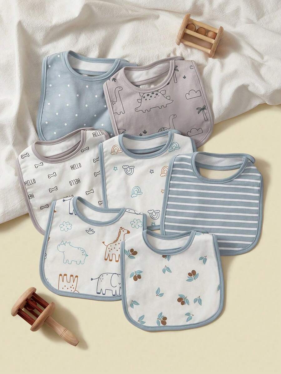 7 kom/set bebi portikla  print dinosaurusa, tufni i prugica