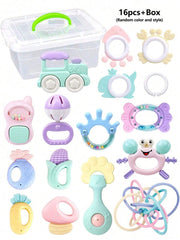 Set od 16 kom bebi zvečki, Manhattan lopta