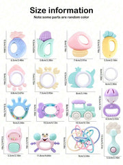 Set od 16 kom bebi zvečki, Manhattan lopta