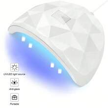LED Portable Nail Dryer, Gel Nail Polish Curing Lamp, Professional Nail Art Tool, Home Salon Nail Dryer