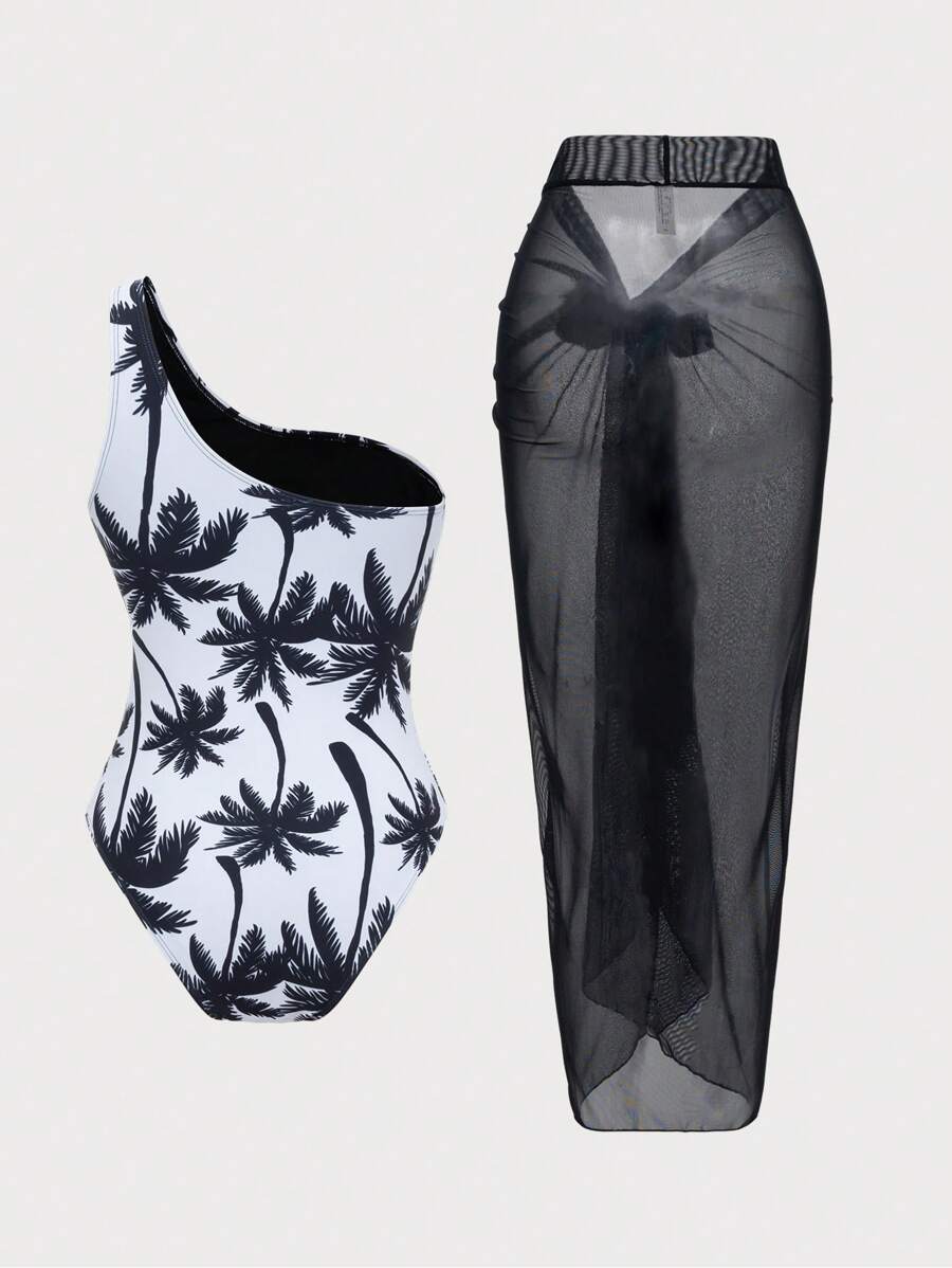 Dvoelni Kupaći Sa Suknjom, Elegantna Casual  Kombinacija