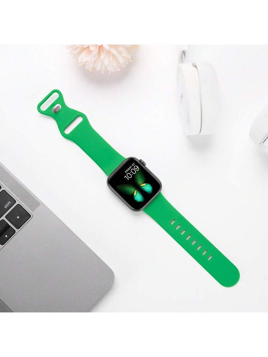 Unisex modni ležerni kaiš za sat od silikona , kompatibilan sa Apple Watch 38mm 40mm 41mm 45mm 46mm 44mm 49mm