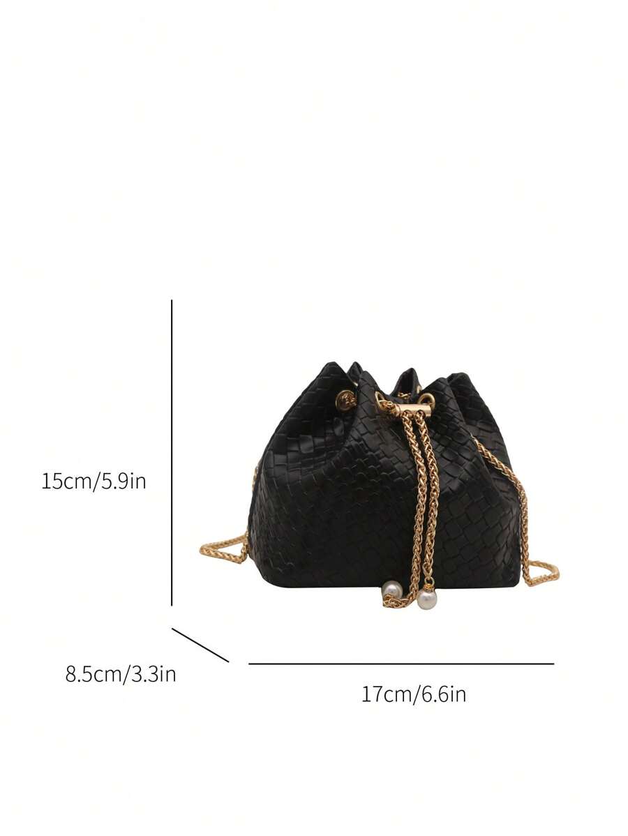Moderna mini torba  jednobojna sa lanac kaišem
