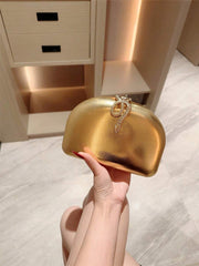 Metalik torba za ruku , luksuzna sjajna retro mini