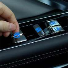 18pcs Car Window Control Button Luminous Stickers, Car Interior Glow-In-The-Dark Fluorescent Stickers