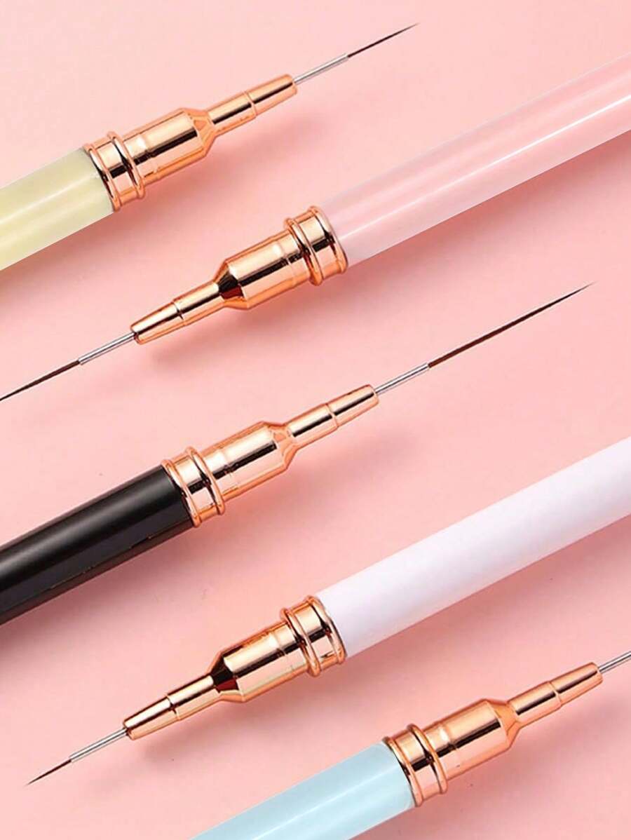 Set od 5 četkica za nail art, tanka četkica