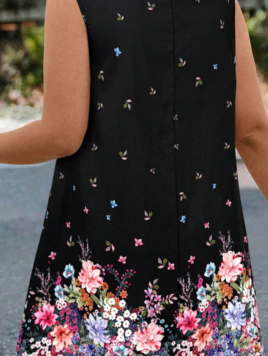 Ženska ležerna letnja haljina  u boho stilu, plus size