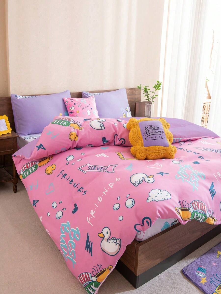LOONEY TUNES Set od 3 komada  jorgan-navlake sa Cui Di printom, od brušenog materijala