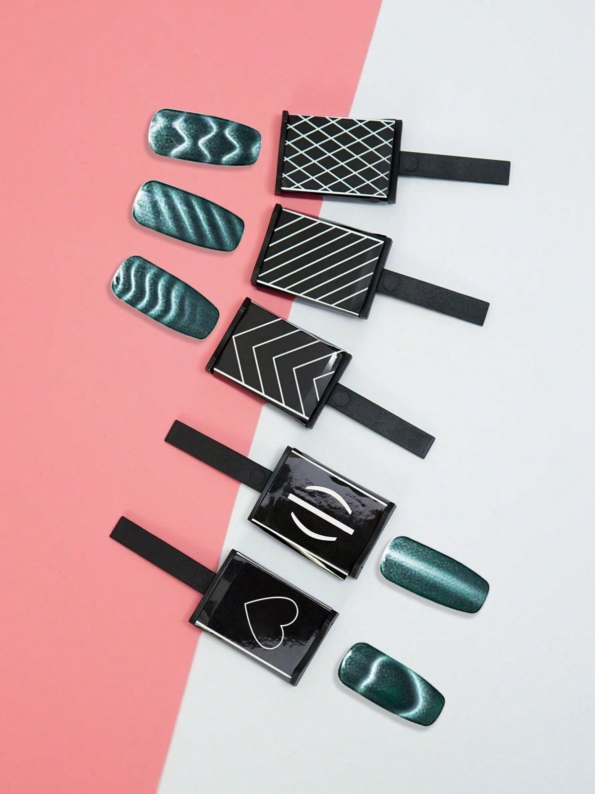 Nailartlab 5 komada Cat Eye multifunkcionalnih magnetnih štapića za nail art