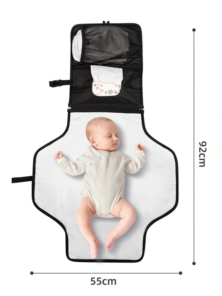 Prenosiva podloga za menjanje pelena za bebe - putna torba sa džepom