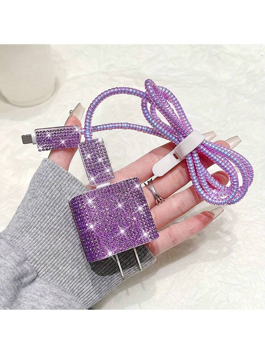 5 kom/set Bling set za punjenje, kompatibilan sa iPhone