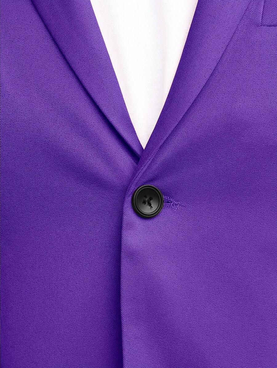 Muško odelo od 2 dela sa jednim dugmetom, slim fit, formalno