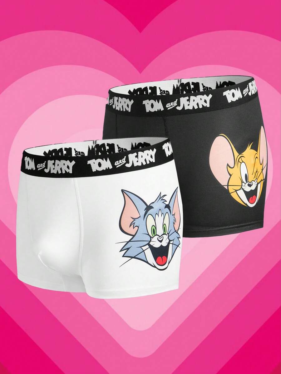 TOM & JERRY 2 komada muških ležernih udobnih bokserica