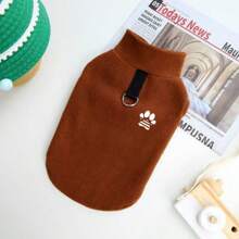 Cozy Fleece Dog Sweater - Warm For Winter, Suitable For Small To Medium Dogs, Pullover Pet Clothes, Small Dog Vest, Cat Vest