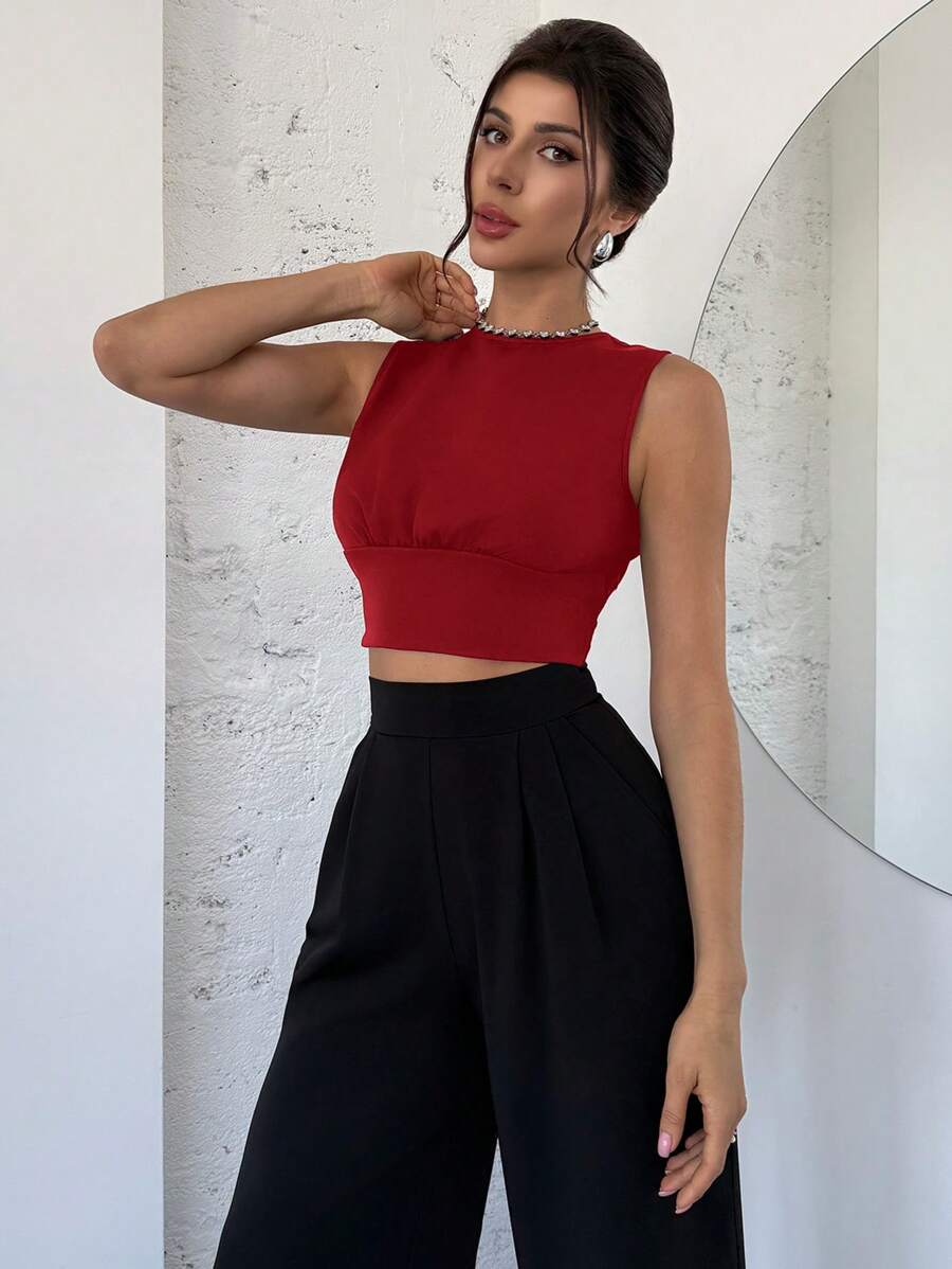 Ženska Elegantna Bez Leđa majica