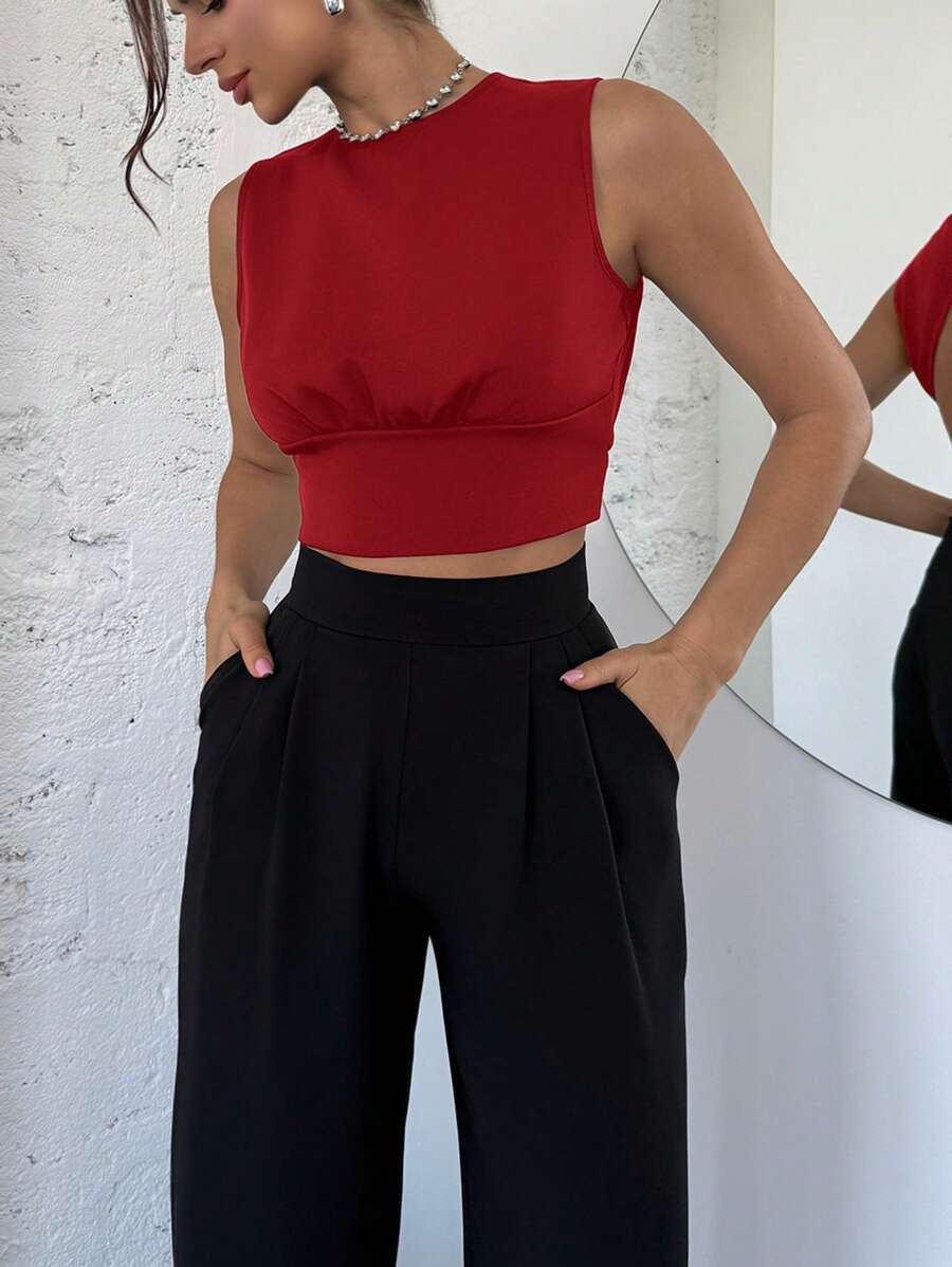 Ženska Elegantna Bez Leđa majica