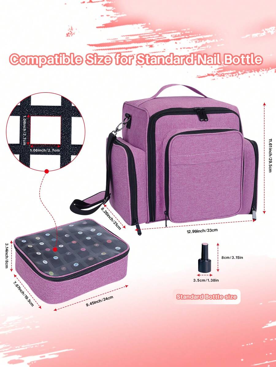Organizator za lak za nokte velikog kapaciteta, staje do 90 bočica (15ml/0.5 fl oz)