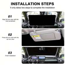 1pc Funny Car Windshield Sunshade, UV Protection, Foldable, 210T Blackout, Full Shade, Keeps Your Vehicle Cool, Suitable For Car Front Windshield