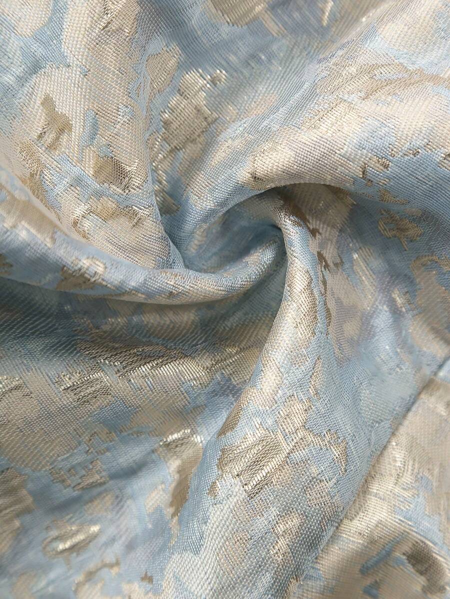 Klasični Stil Ženski Šorts Tie-Dye Jacquard Visokim Strukom