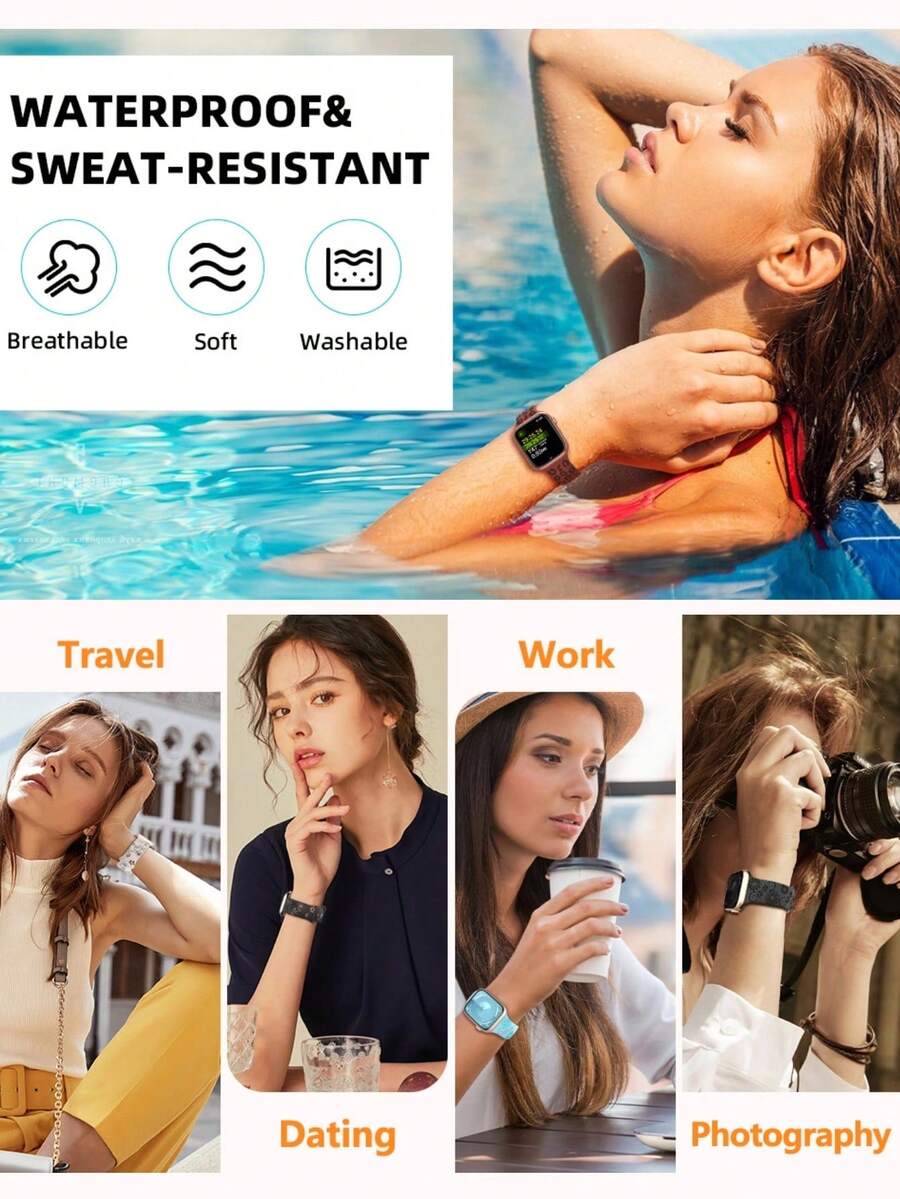 20mm dvobojna silikonska narukvica za sat sa cvetnim reljefom, kompatibilna sa Samsung Galaxy Watch 7 6 5 4 40mm 44mm/5 Pro/6 Classic 47mm/Watch 4 Classic/Active 2, 45mm/Watch 3/Watch 4 Classic 42mm 46mm Watch 6 47mm 43mm