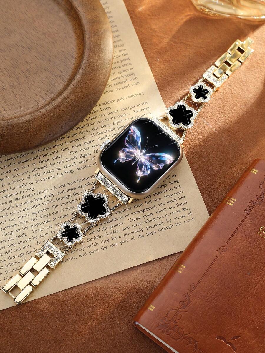 Narukvica kompatibilna sa Apple Watch, ženska crnakompatibilna sa Apple Watch 38/40/41/42/44/45/46/49mm