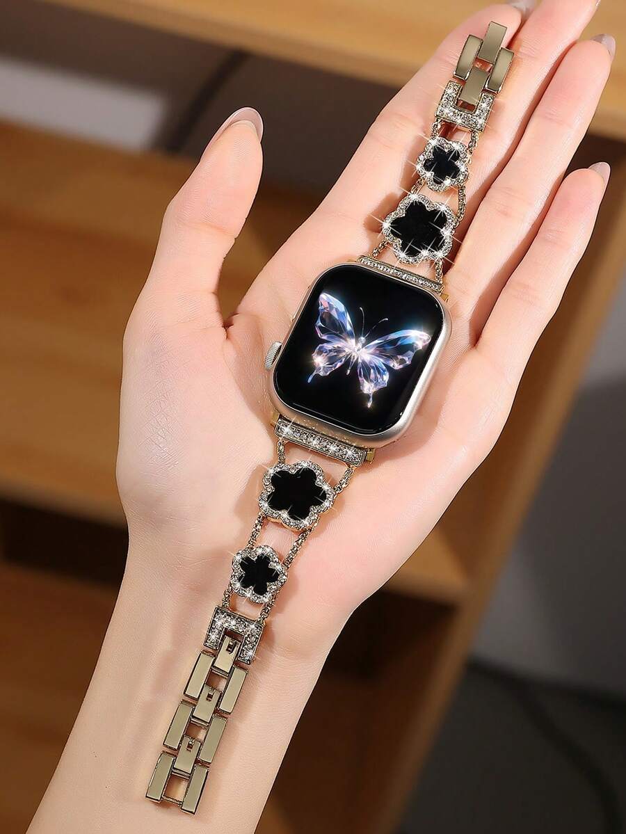 Narukvica kompatibilna sa Apple Watch, ženska crnakompatibilna sa Apple Watch 38/40/41/42/44/45/46/49mm