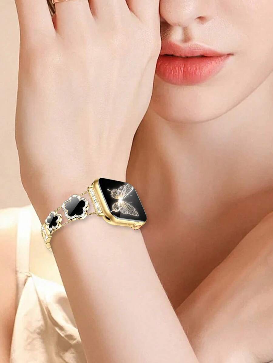 Narukvica kompatibilna sa Apple Watch, ženska crnakompatibilna sa Apple Watch 38/40/41/42/44/45/46/49mm