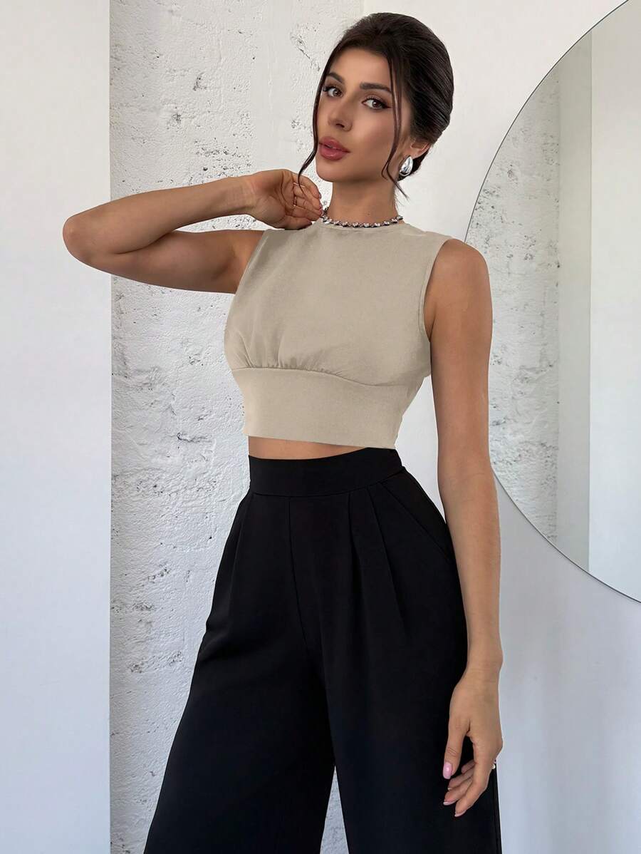 Ženska Elegantna Bez Leđa majica