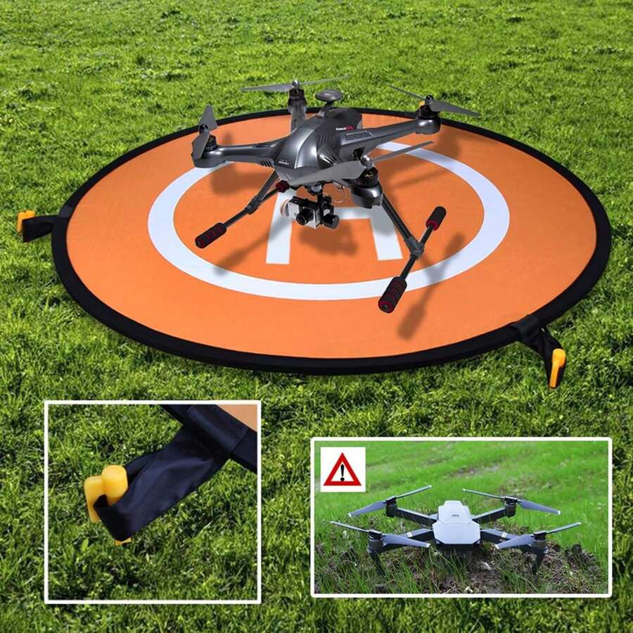 Univerzalna vodootporna podloga za sletanje dronova, brzo sklopiva dvostrana